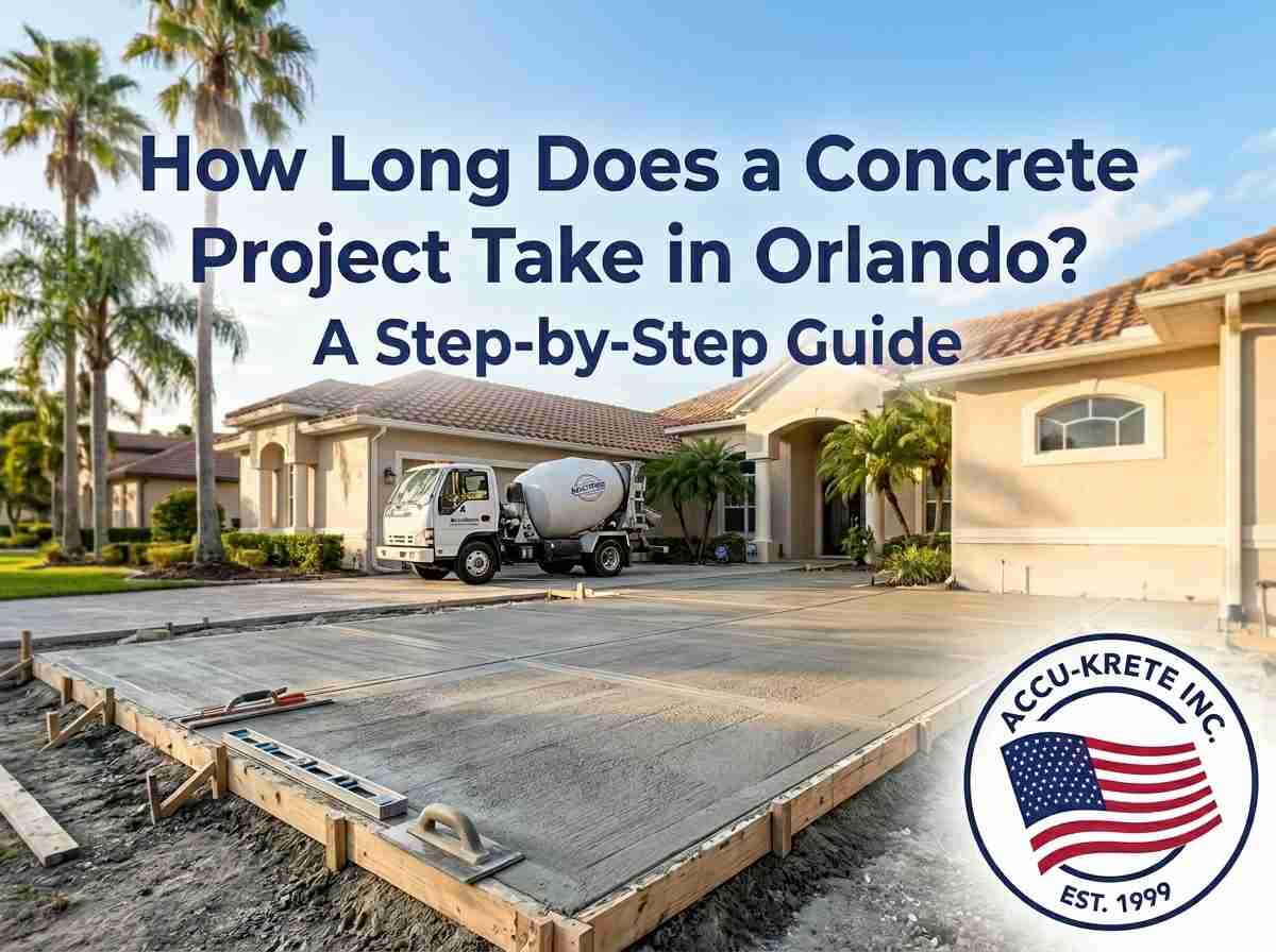How Long Does a Concrete Project Take in Orlando?