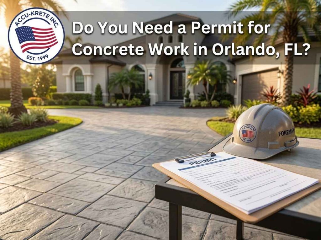 Do You Need a Permit for Concrete Work in Orlando, FL?