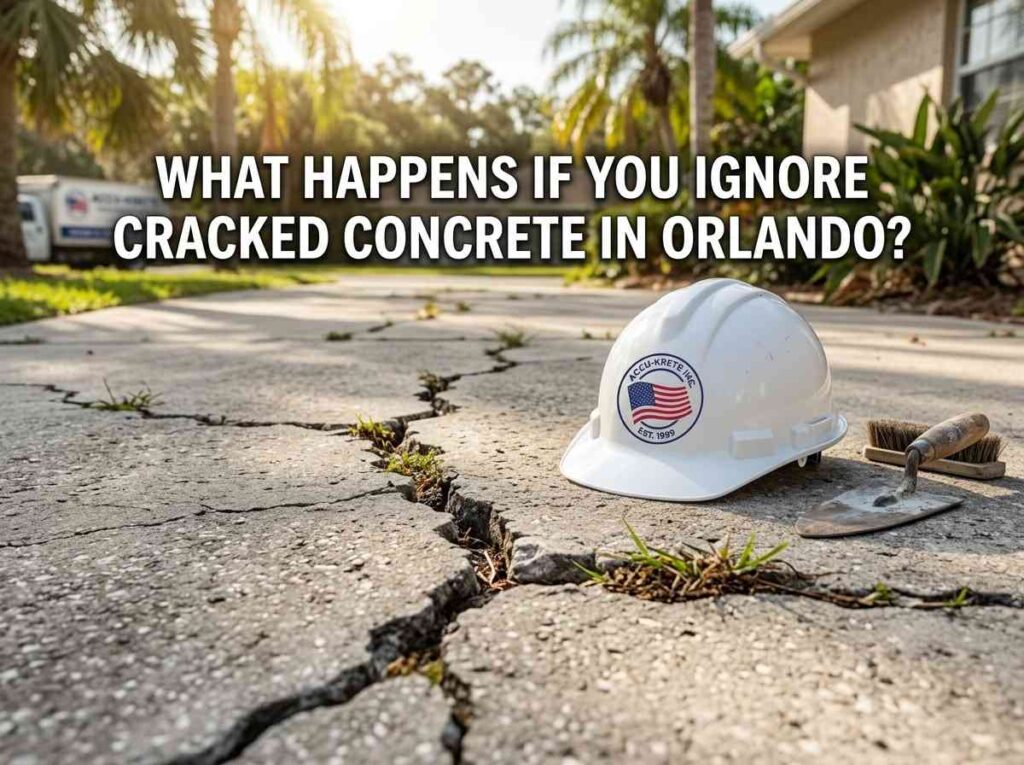 What Happens If You Ignore Cracked Concrete in Orlando?