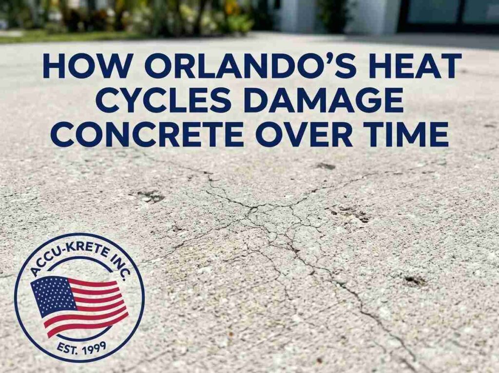 How Orlando's Heat Cycles Damage Concrete Over Time