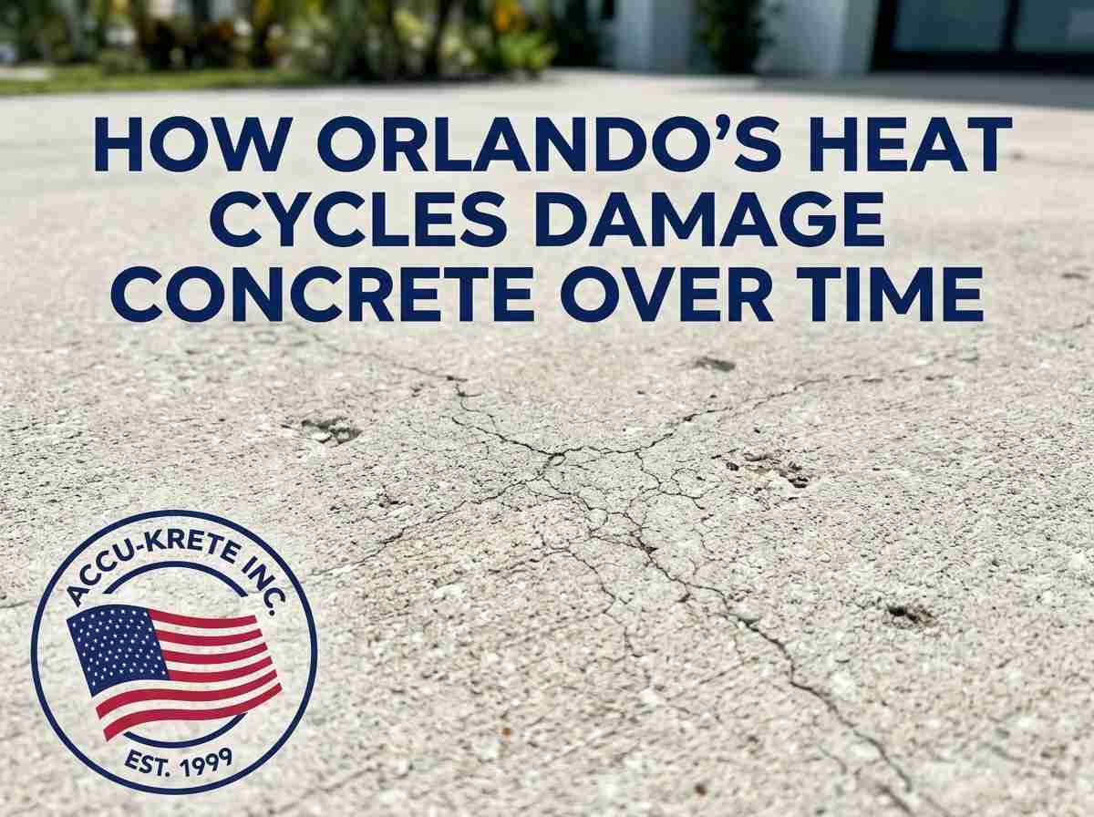 How Orlando's Heat Cycles Damage Concrete Over Time