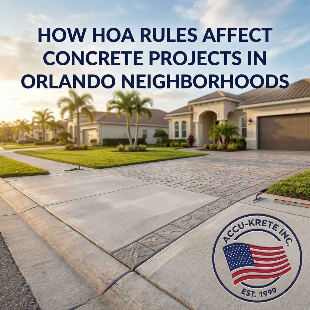 How HOA Rules Affect Concrete Projects