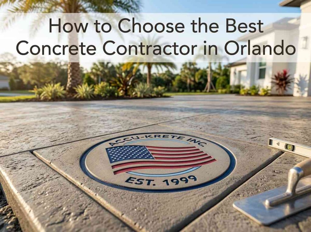 How to Choose the Best Concrete Contractor in Orlando