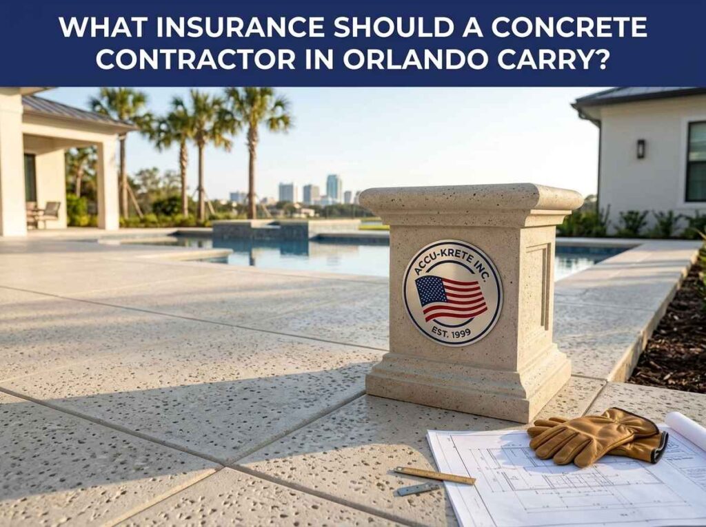 What Insurance Should a Concrete Contractor in Orlando Carry?