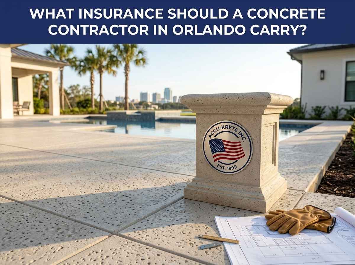 What Insurance Should a Concrete Contractor in Orlando Carry?