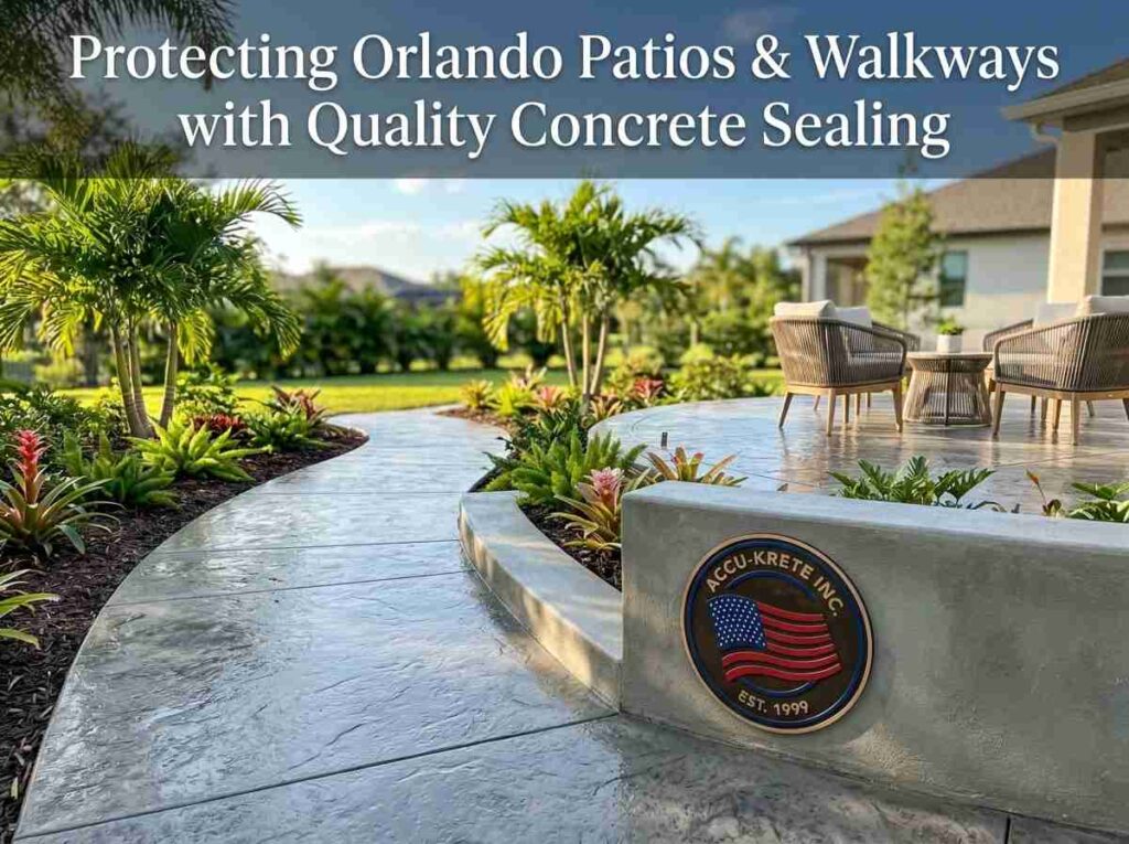 Protecting Orlando Patios & Walkways with Quality Concrete Sealing