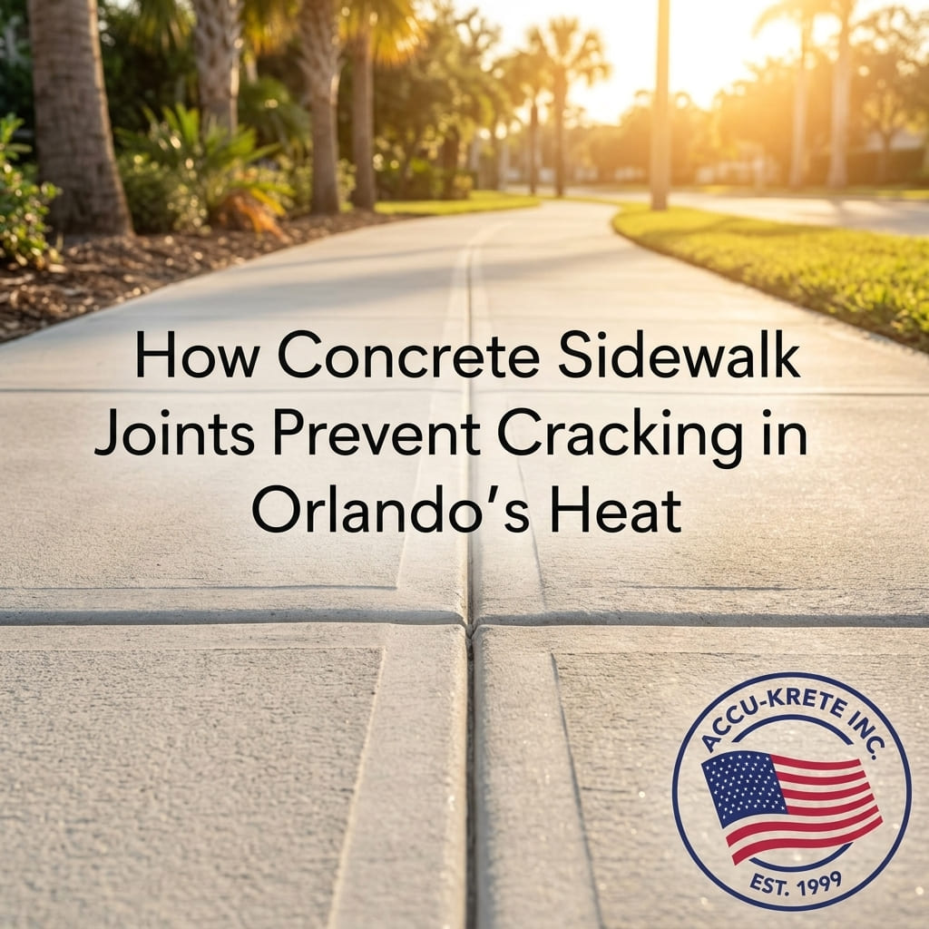 How Concrete Sidewalk Expansion Joints Prevent Cracking