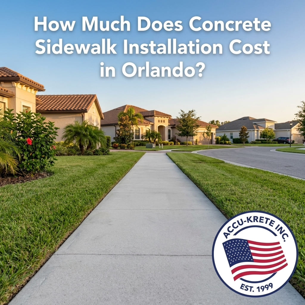 How Much Does Concrete Sidewalk Installation Cost?