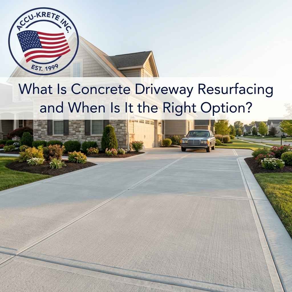 What Is Concrete Driveway Resurfacing and When Is It the Right Option?