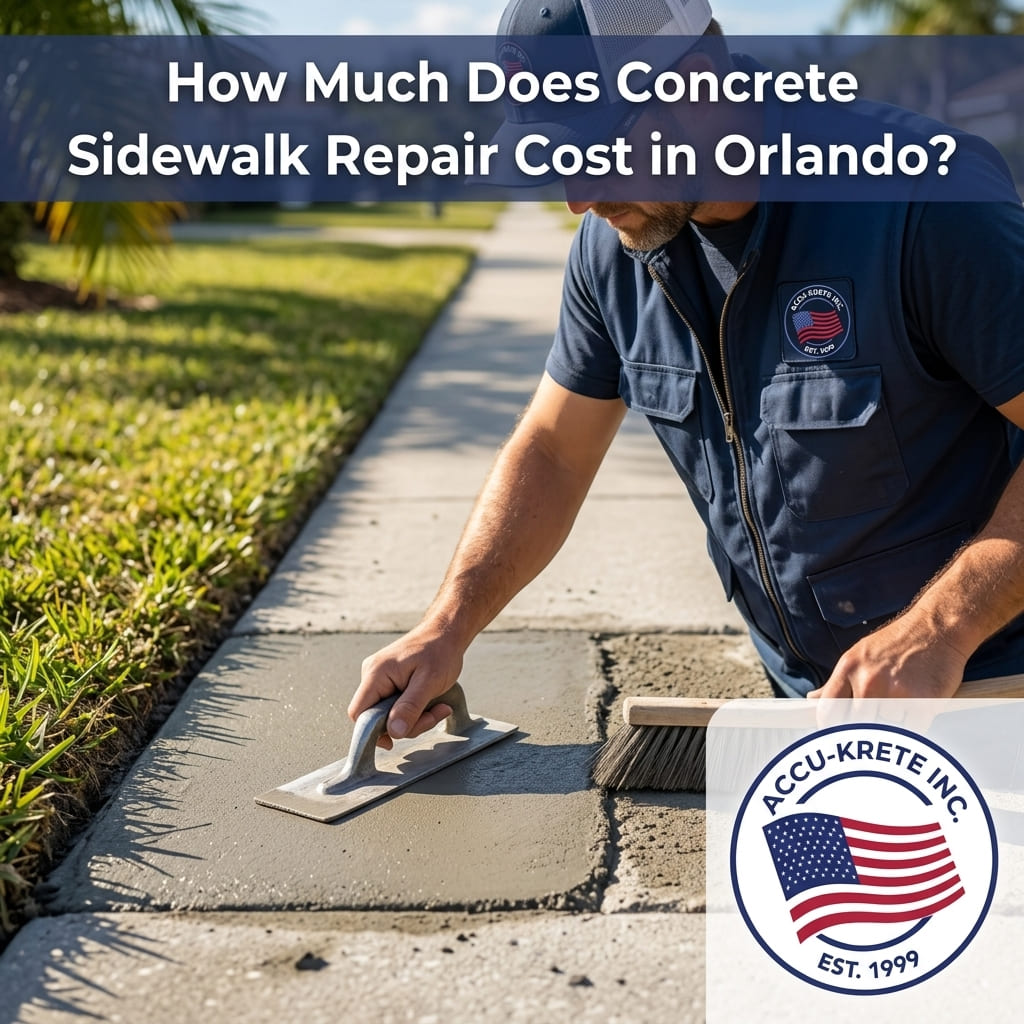 How Much Does Concrete Sidewalk Repair Cost?