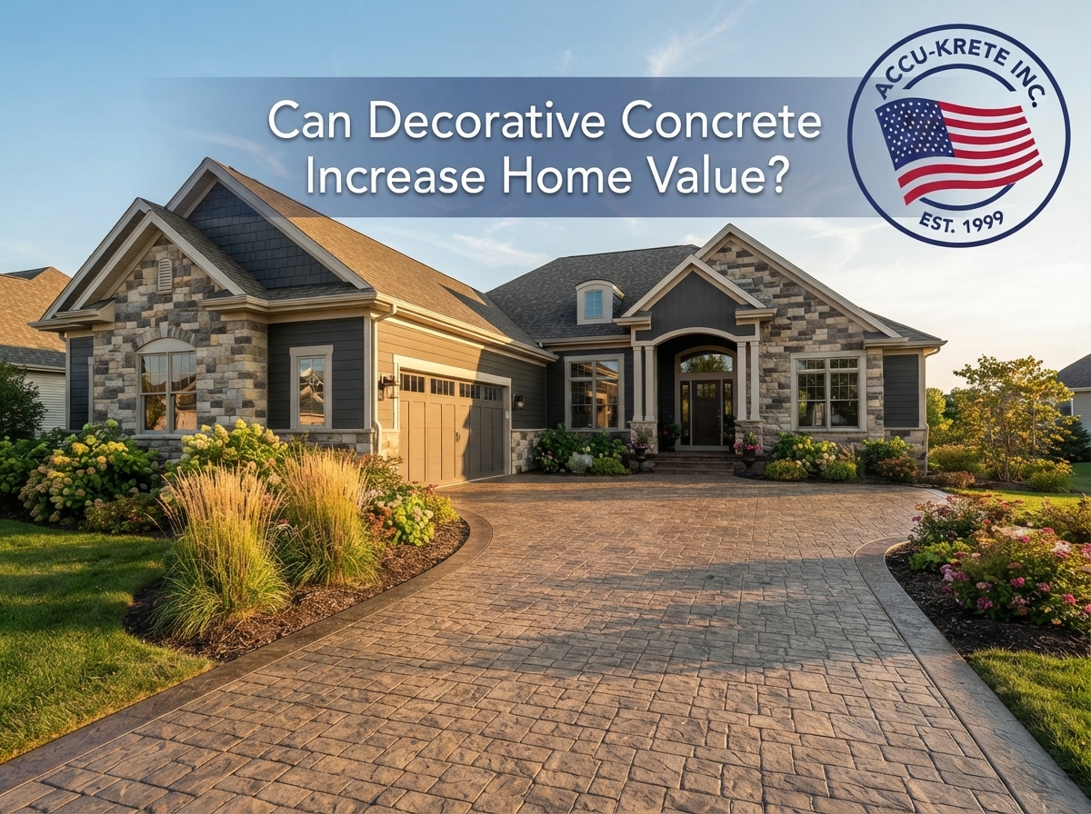 Can Decorative Concrete Increase Home Value