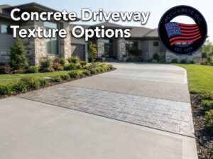 Concrete Driveway Texture Options