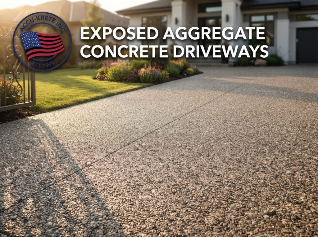Exposed Aggregate Concrete Driveways