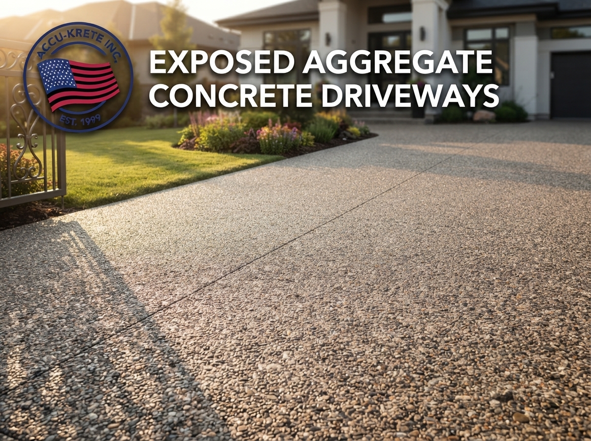 Exposed Aggregate Concrete Driveways