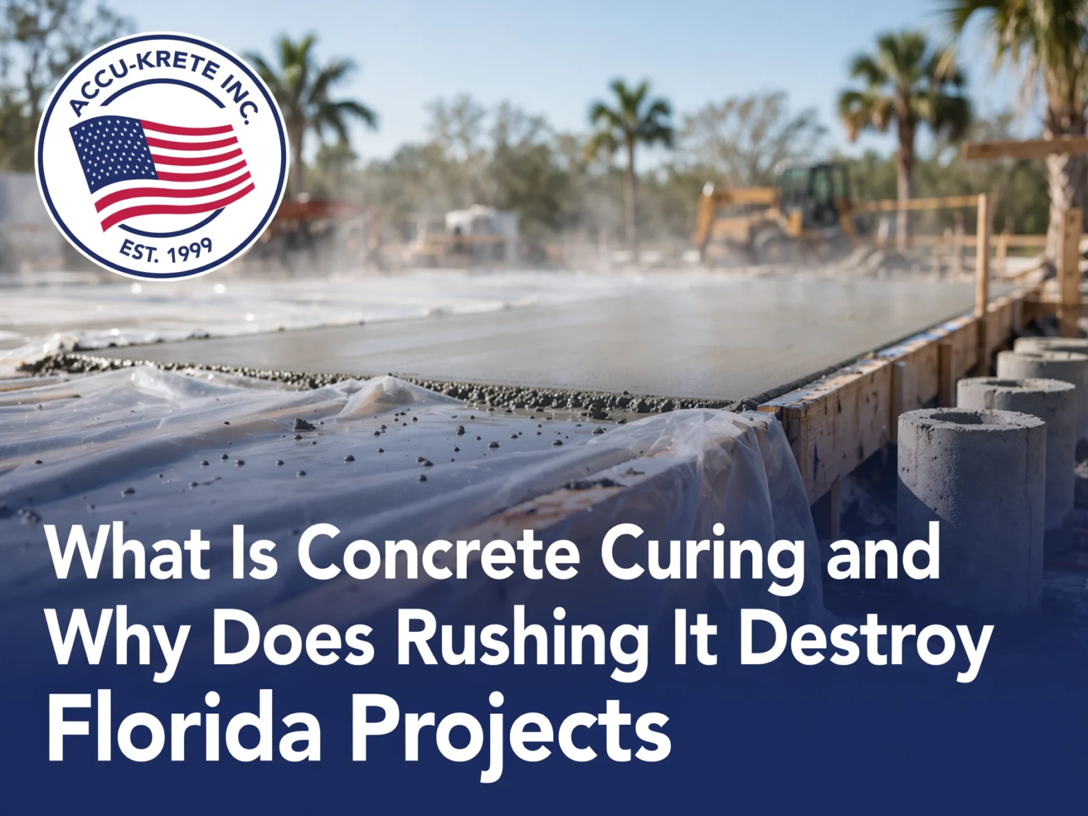 What Is Concrete Curing and Why Does Rushing It Destroy Florida Projects