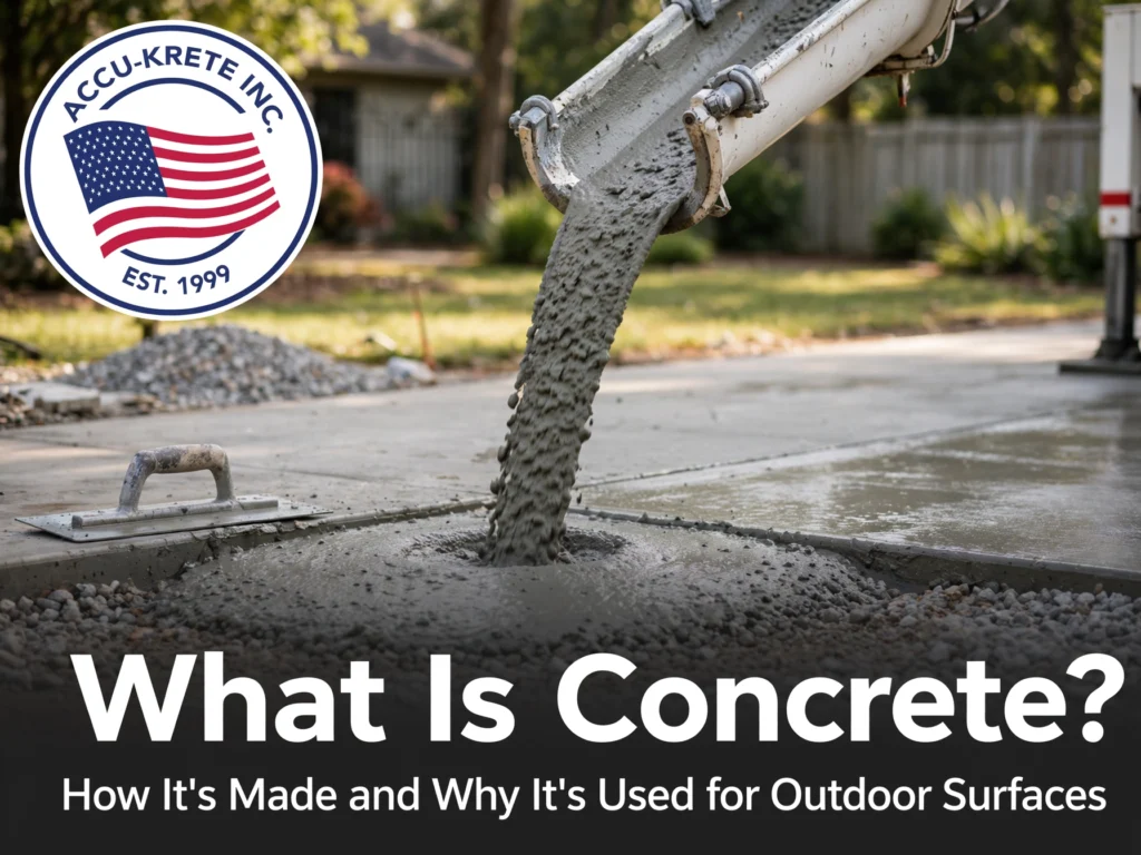 What Is Concrete How It's Made and Why It's Used for Outdoor Surfaces