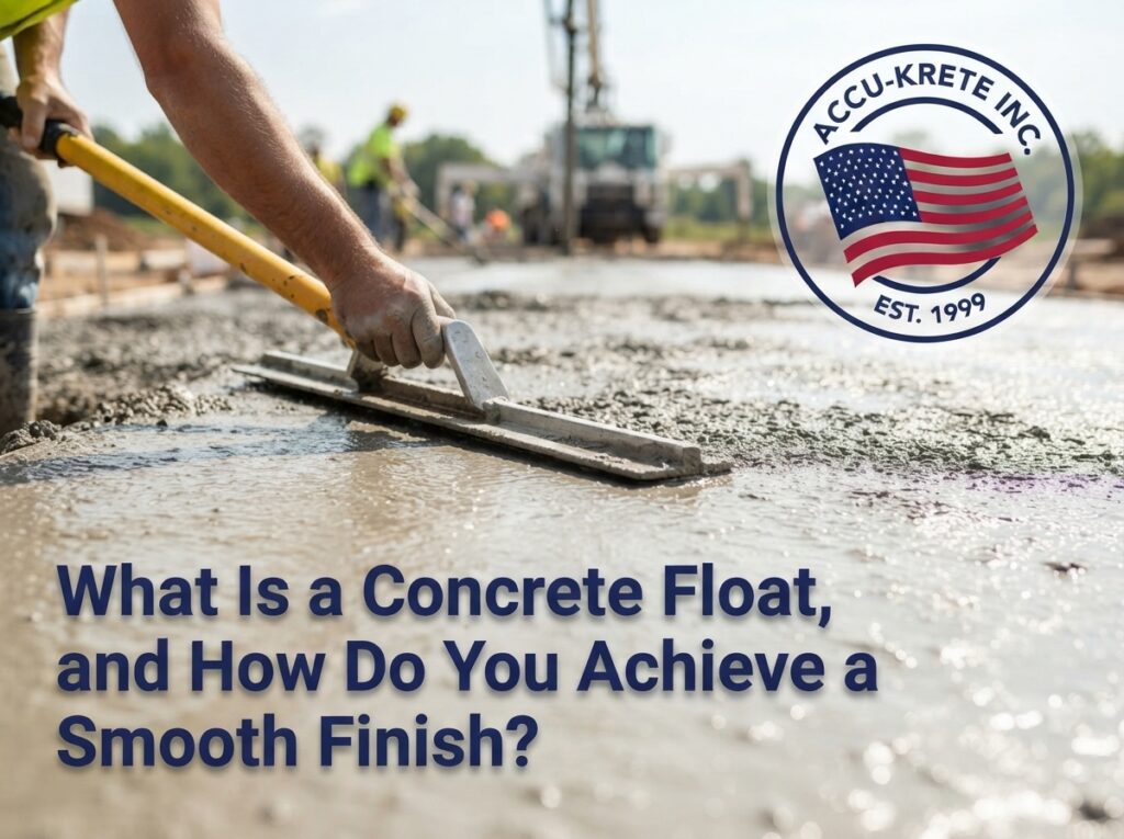 What Is a Concrete Float, and How Do You Achieve a Smooth Finish