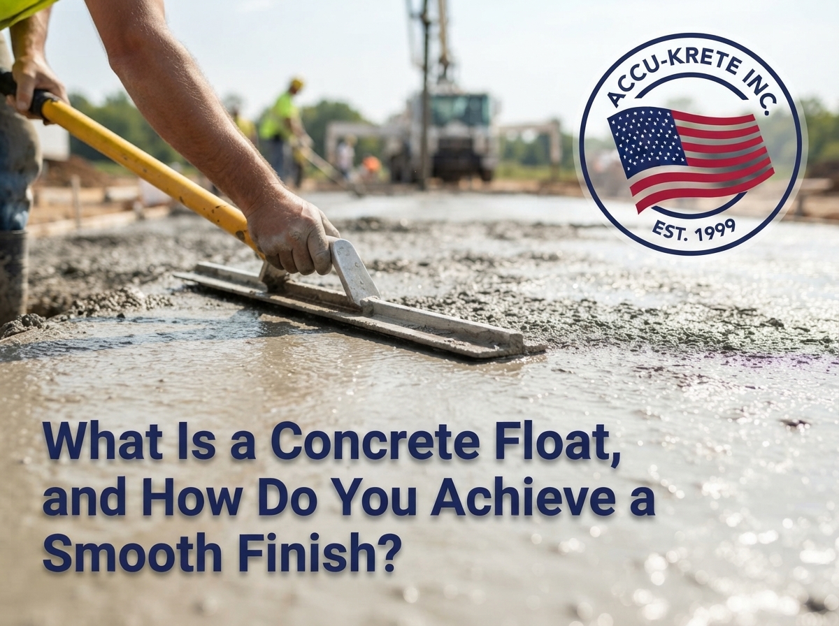 What Is a Concrete Float, and How Do You Achieve a Smooth Finish