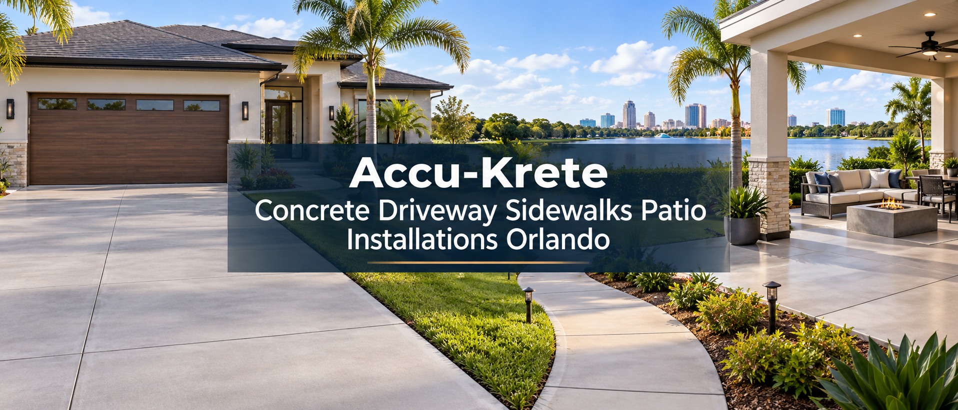 Accu-Krete Concrete Driveway Sidewalks Patio Installations Orlando